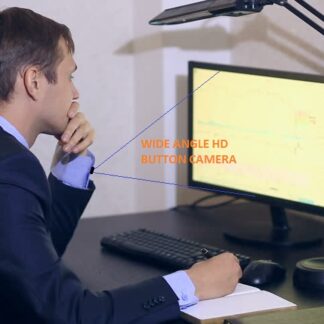 MEN'S SPY SHIRT WITH BUILT-IN INTO SLEEVE BUTTON CAMERA