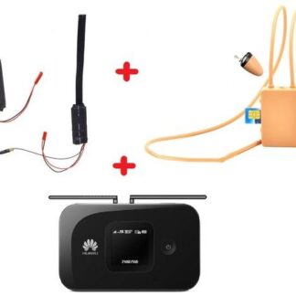 GSM Spy Inductive Earpiece Neckloop and HD Button camera with Wi-FI Router COMBO